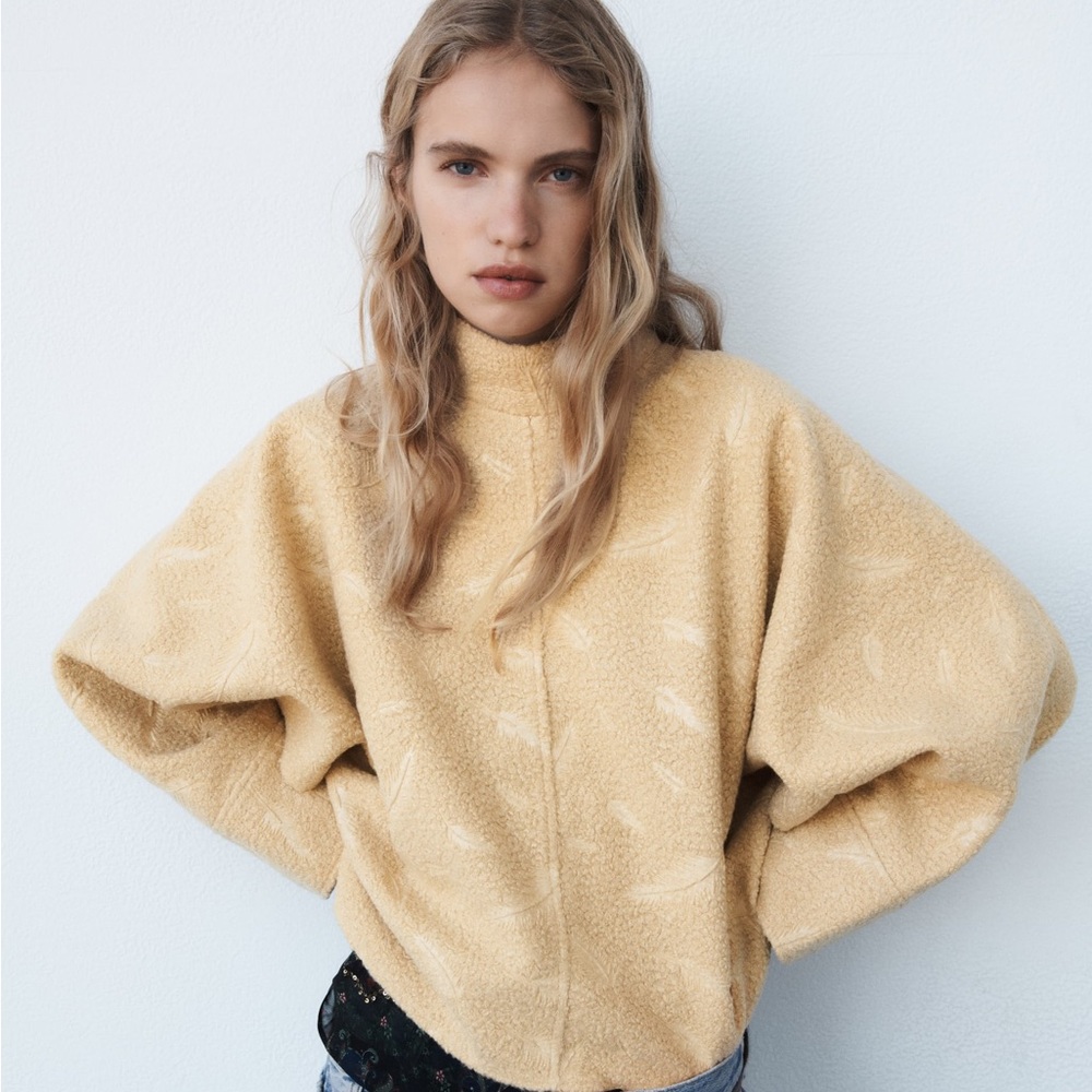 Zara cape sleeve jacket